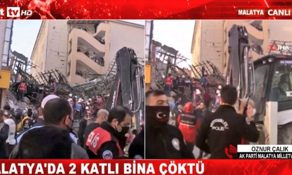 Τουρκία: Απο θαύμα γλίτωσαν από την κατάρρευση κτιρίου στην Μαλάτια – 21 διασωθέντες - 5 τραυματίες